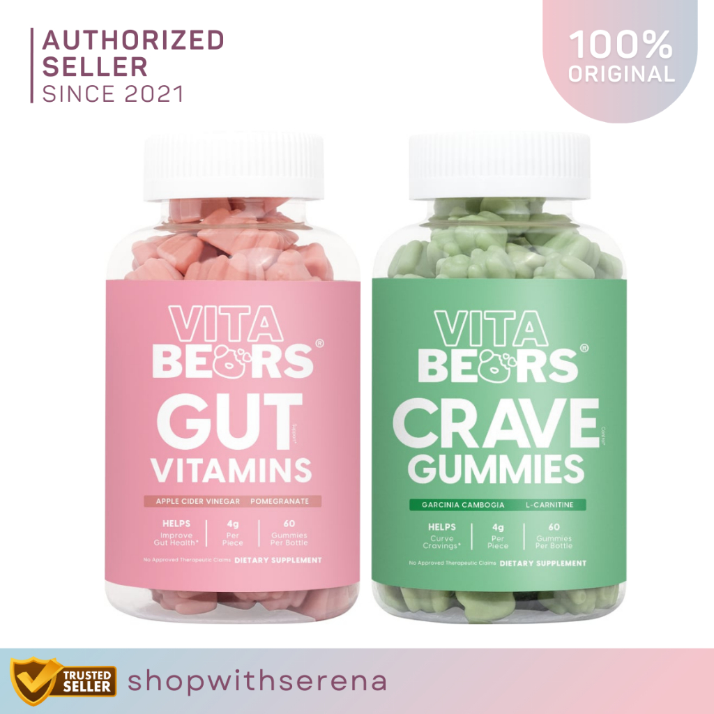 VITABEARS Gummy Bear Vitamins | 60gummies | Crave Gummies, Gut Vitamins ...