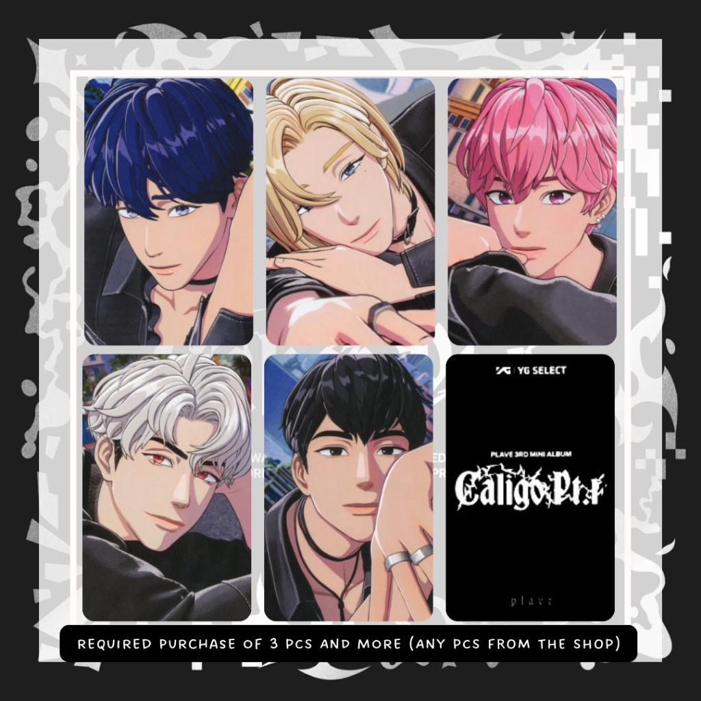 PER PIECE/OT5 SET] PLAVE CALIGO PT.1 ALBUM POP UP POB LUCKY DRAW