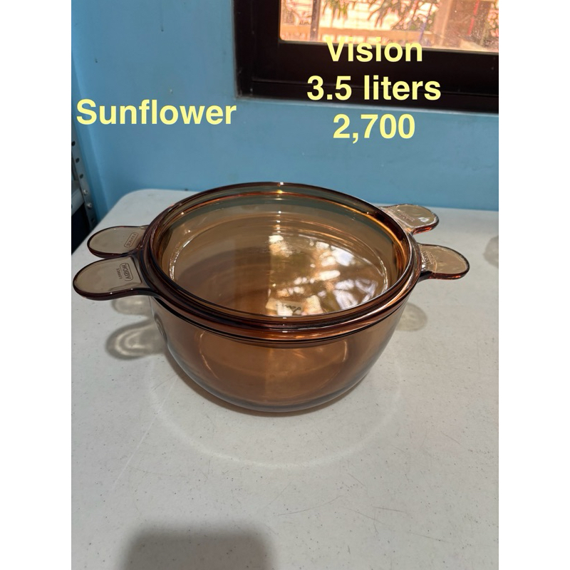 vision cookware 3.5 liters (sunflower) | Shopee Singapore