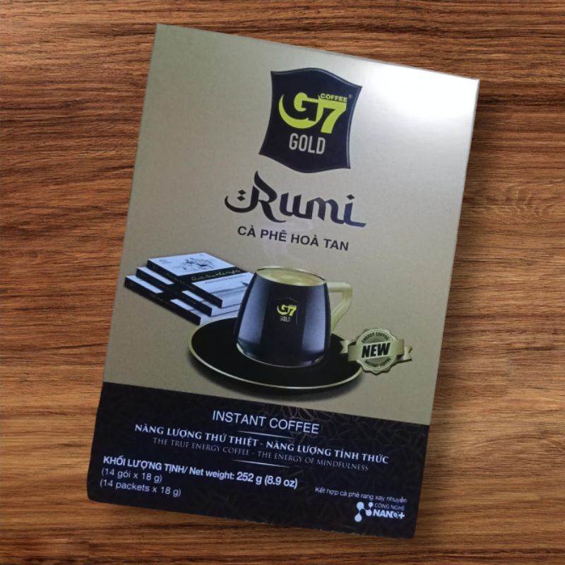 Trung Nguyen Legend G7 Gold Rumi Instant Milk Coffee 252g | Shopee ...