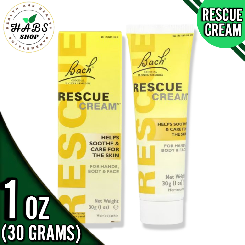 Bach, Flower Remedies, Rescue Cream , 1 oz (30 g) | Shopee Singapore