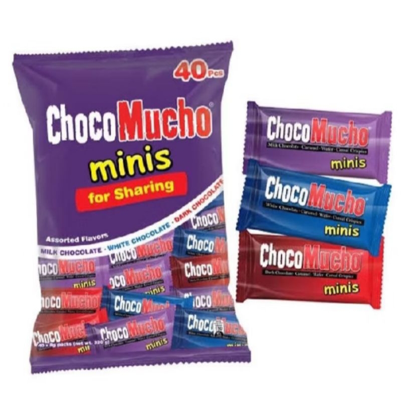 Choco Mucho Minis Assorted Bag 40pcs | Shopee Singapore