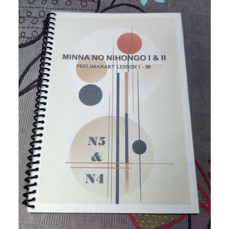 MINNA NO NIHONGO LESSON 1 to 50 Vocabulary Japanese Book | Shopee Singapore