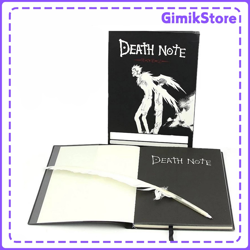 Gimik Popular Anime Death Note Notebook with Feather Pen at Comic ...