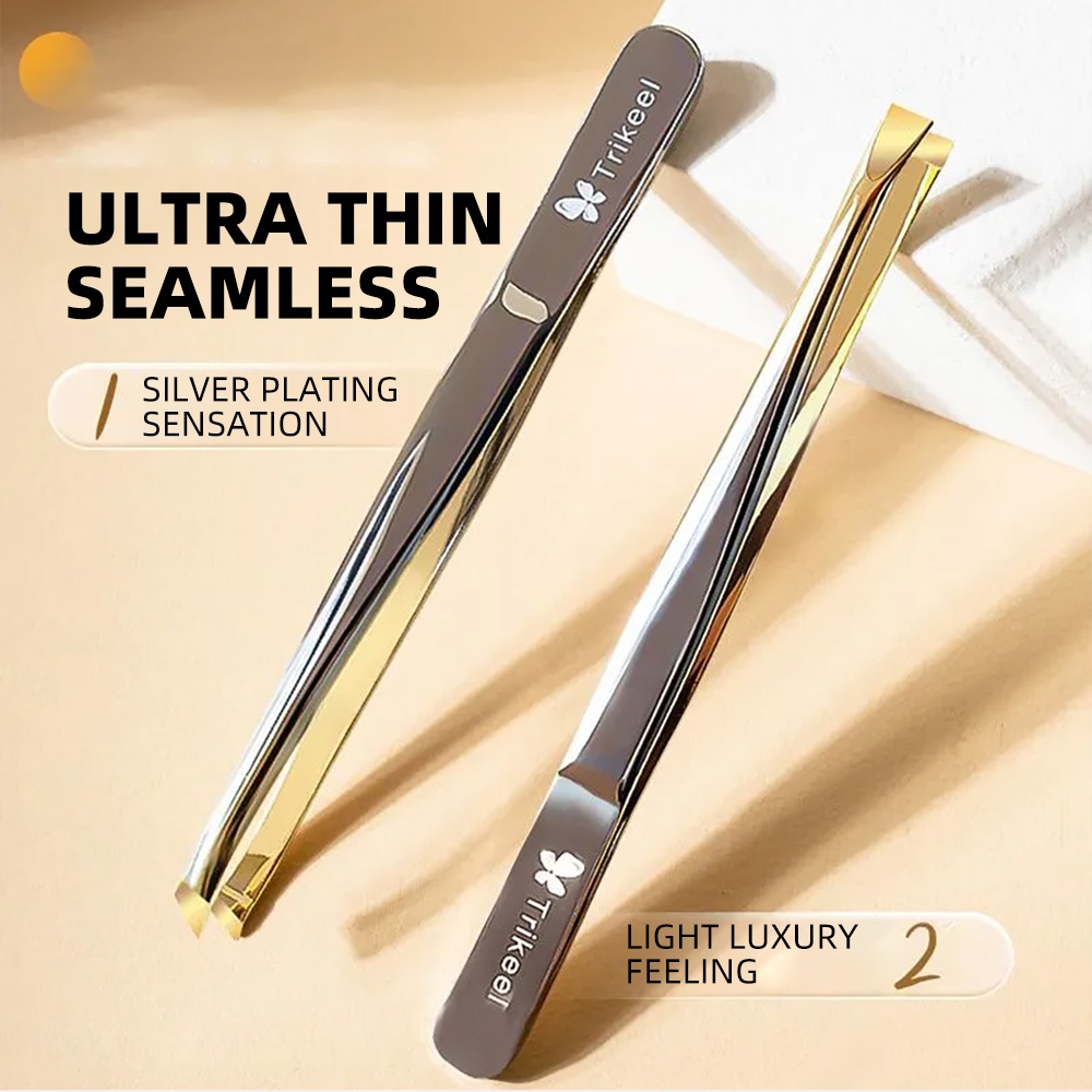 Slant Tip Angle Tip Stainless Steel Splinter For Removal Hair Eyebrow ...