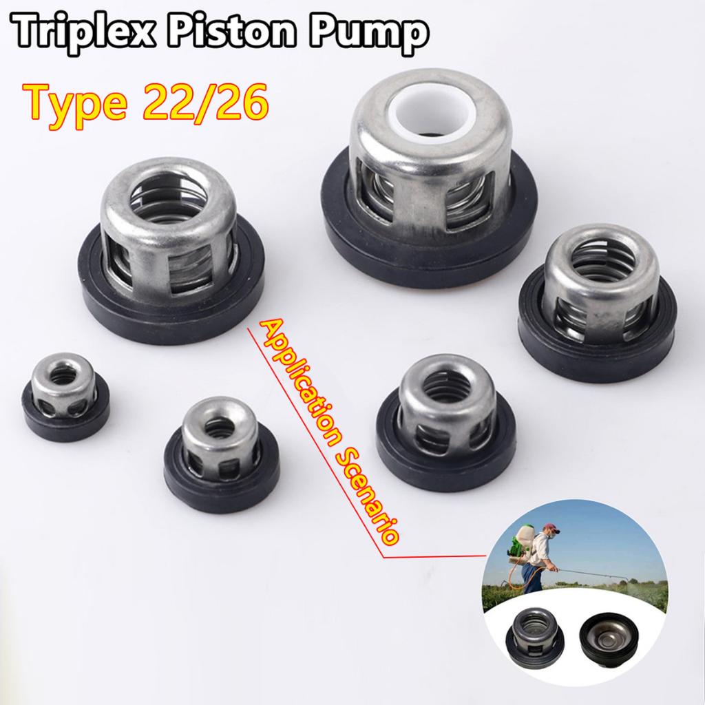 6Pcs Valve Check Assembly For 22/26 Model 28mm Power Sprayer Valve Seal ...
