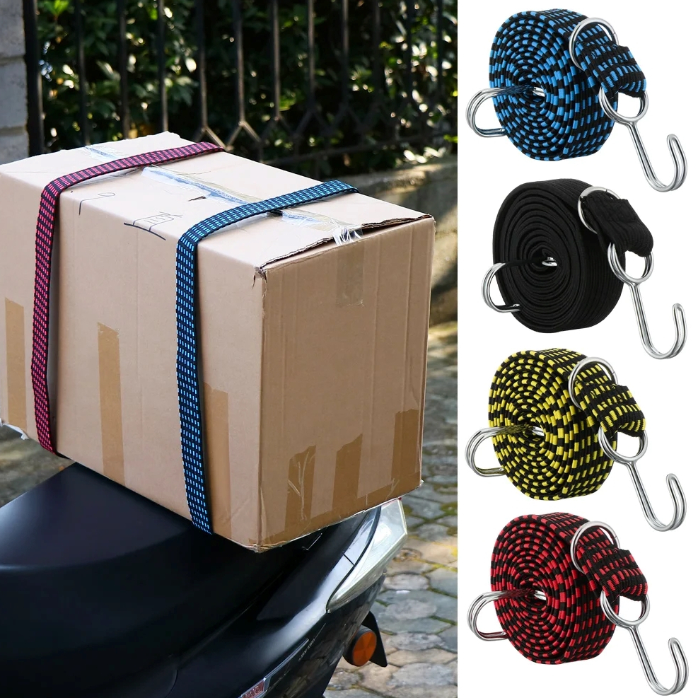 【Topway】Rubber Luggage Rope Cord Hooks Bikes Rope Tie Luggage Roof Rack ...