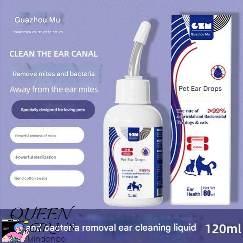 Image showcasing Ear Cleaning Solution for Cats, Ear Canal Ear Odor Cleaning for Dogs ...