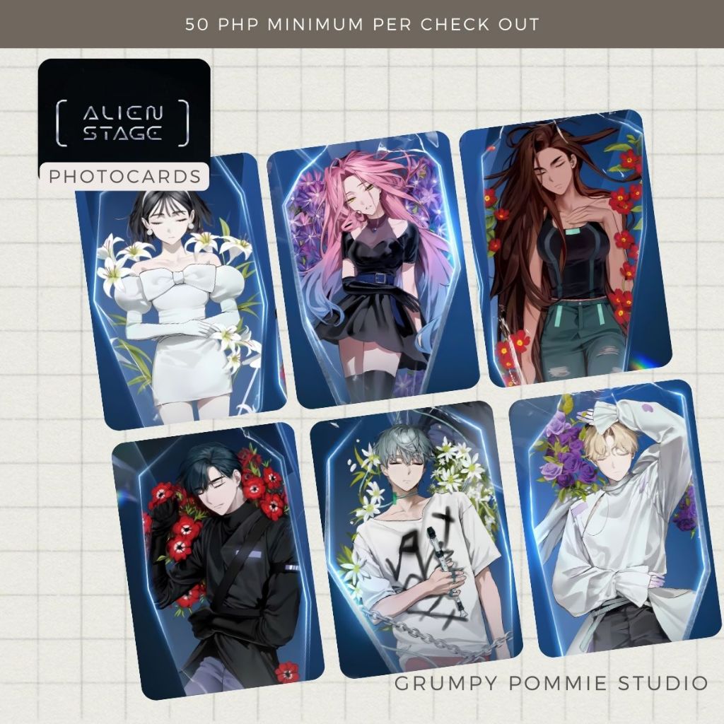 Alien Stage Holographic 650 GSM Thick Photocards [UNOFFICIAL / FANMADE ...