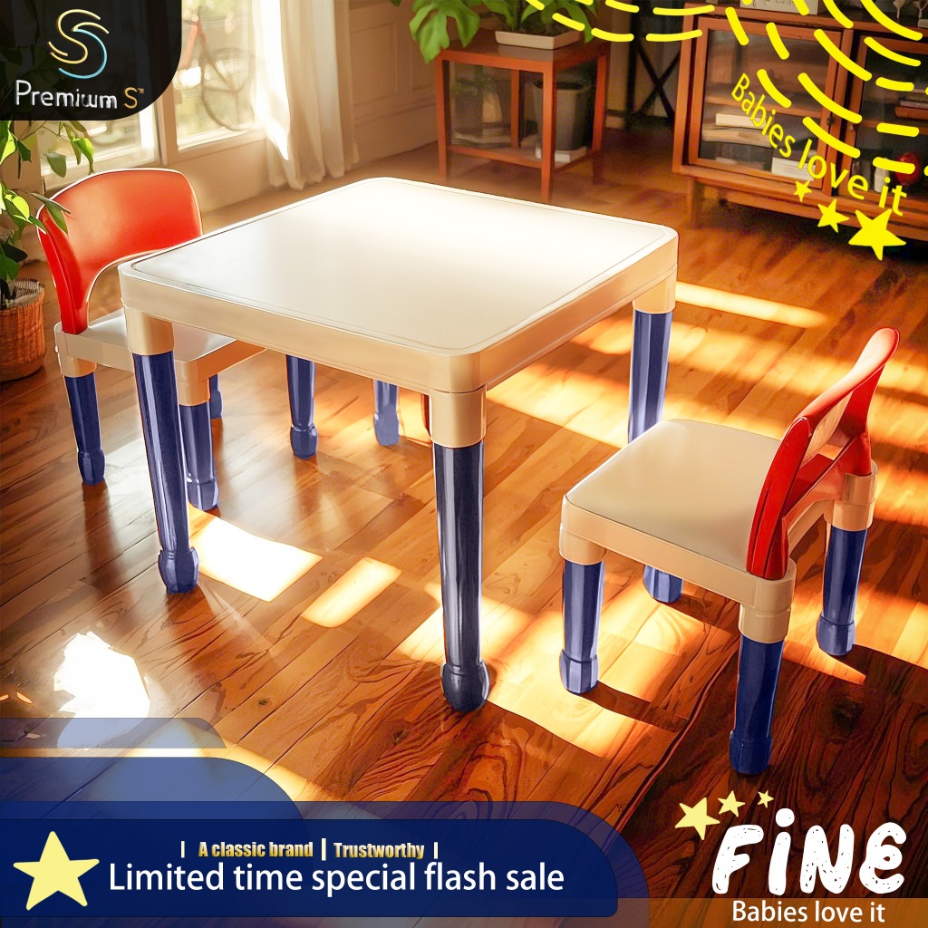 High quantity Study Table for Kids with Chairs Multifunction Table and ...