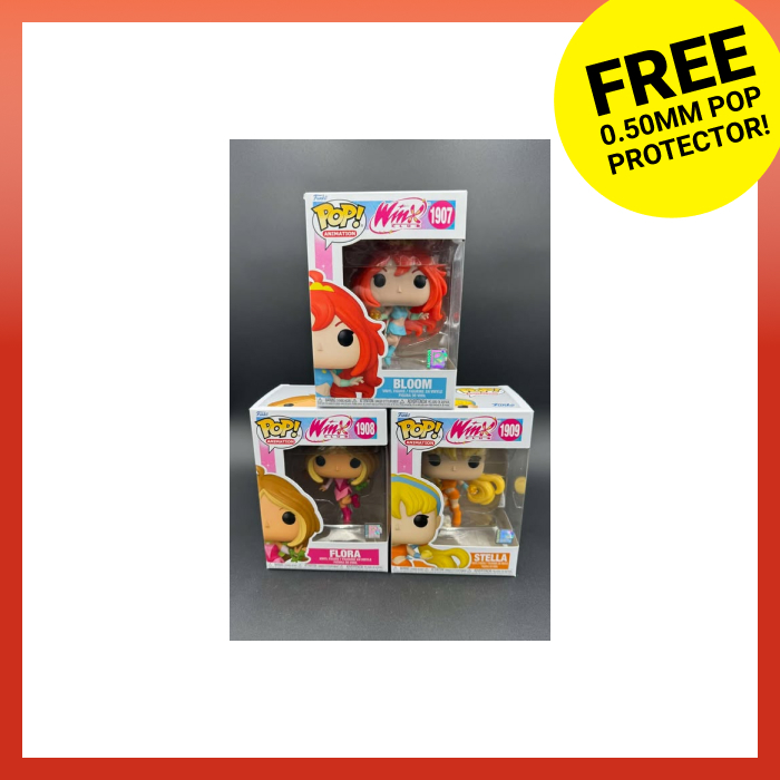 Animation Winx Club - Bloom, Flora and Stella Funko Pop Vinyl Figure ...