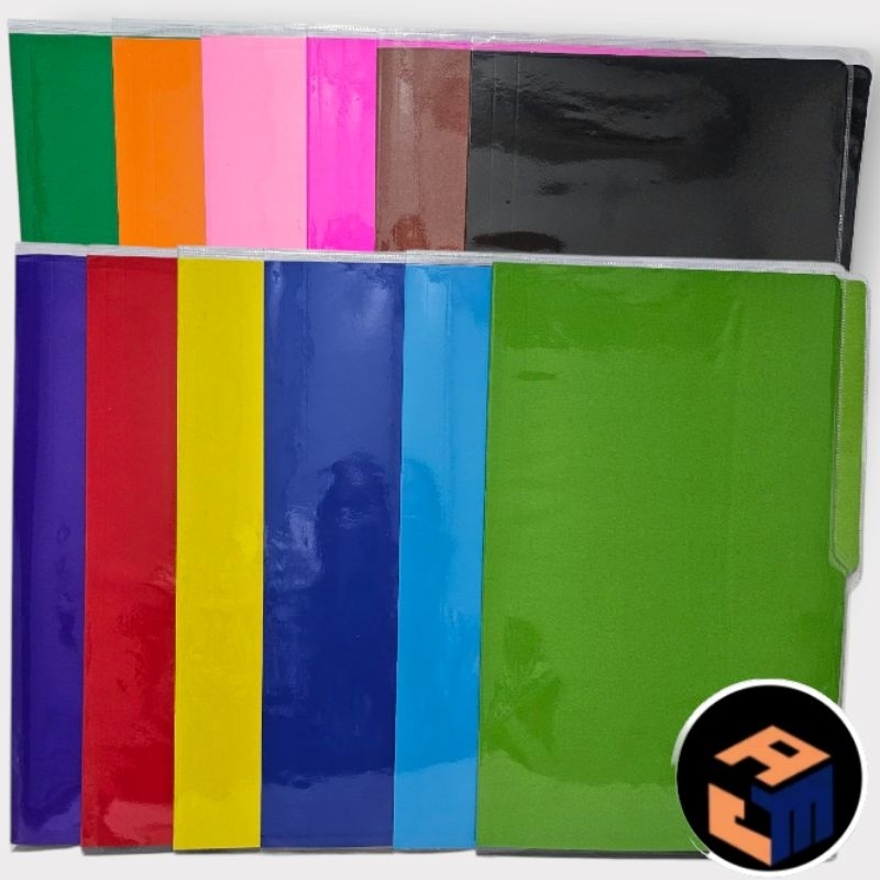Colored File Folders with Plastic Cover Jacket ( Set of 2 Pieces ...