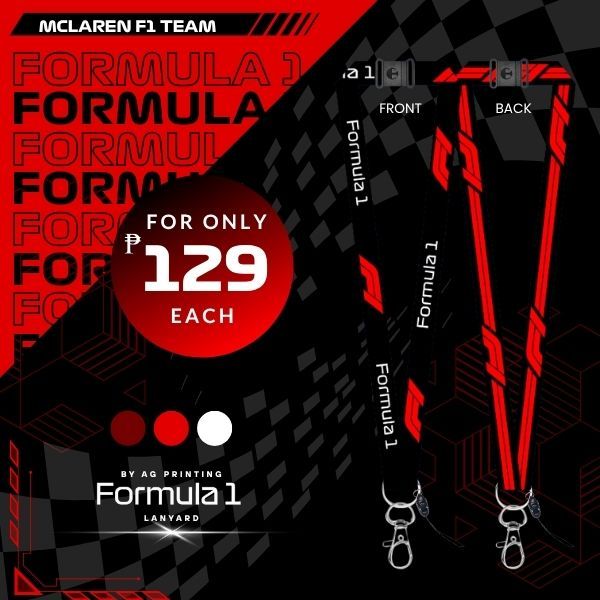 Formula One F1 Lanyard Inspired Sling with Safety Breakaway and ...