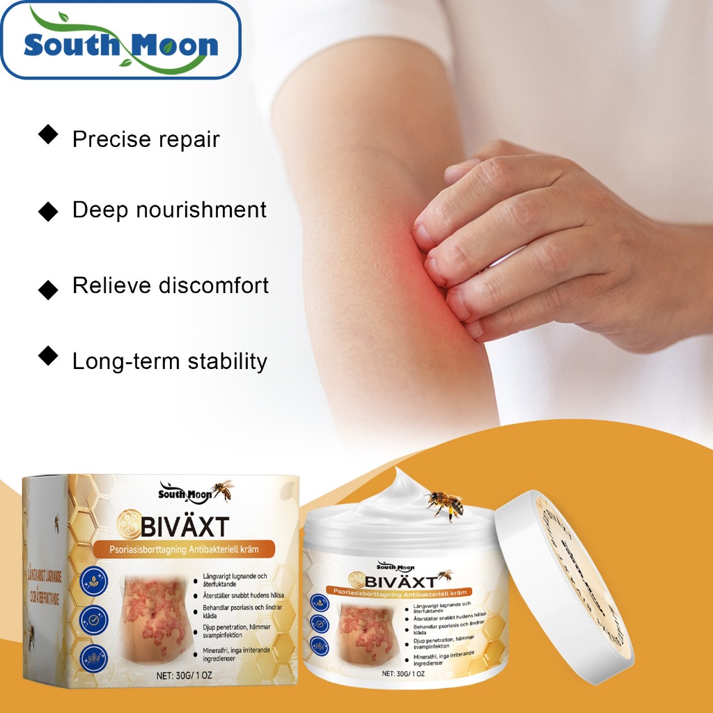 Bee Venom Antibacterial Cream Dermatitis Psoriasis Relief Anti Itch ...