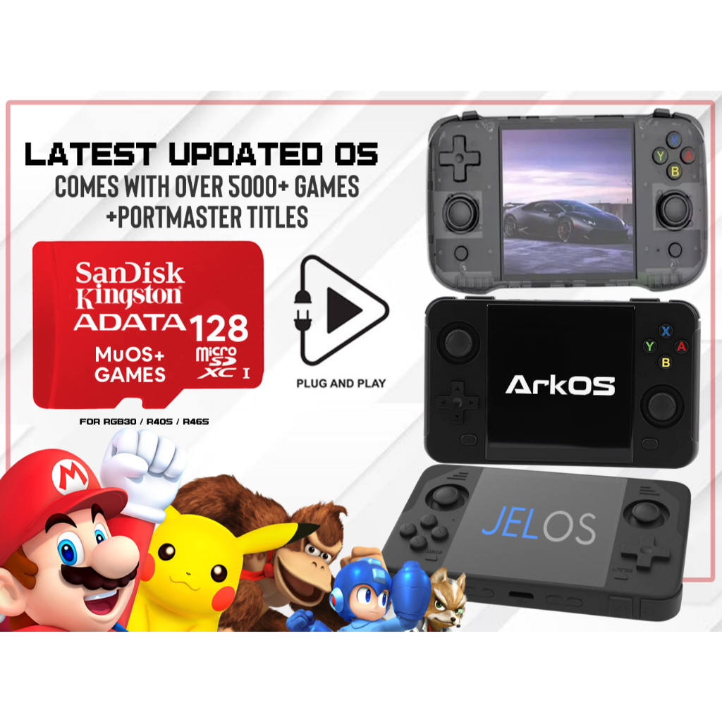 Alphawolf | ARKOS JELOS ROCKNIX OS SD Card + Games for POWKIDDY RGB30 ...