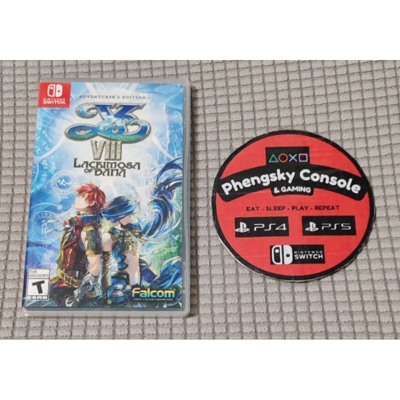 Ys VIII Lacrimosa of Dana w/ collectors card and Map (nintendo switch ...