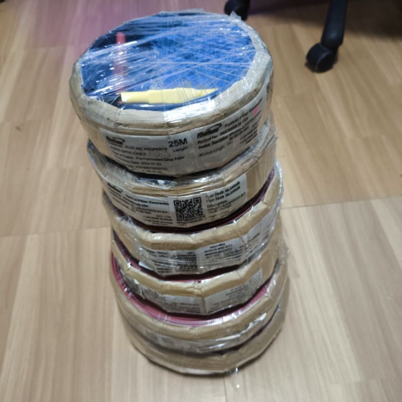 FiberHome Pre-Fabricated Fiber Optic Cable FOC Drop Wire Internet 25m ...