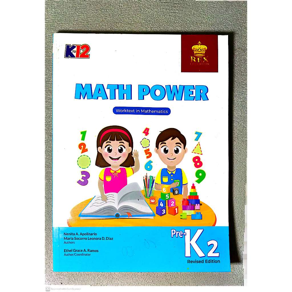 MATH POWER PRE-K2 (2022 EDITION) | Shopee Singapore
