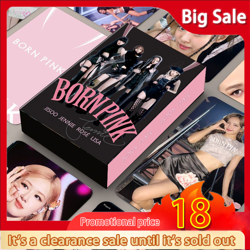 55 Cartes Photo Blackpink - Photocards Kpop 5,7x8,6 Cm - Album Born Pink World Tour - Cadeau Fan - 2