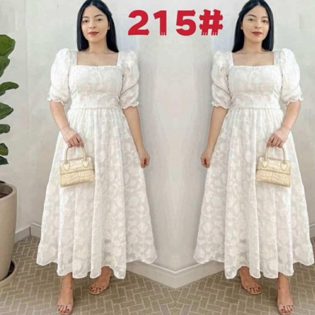 Lisa formal wrap around modern filipiniana dress for women gown top fit ...