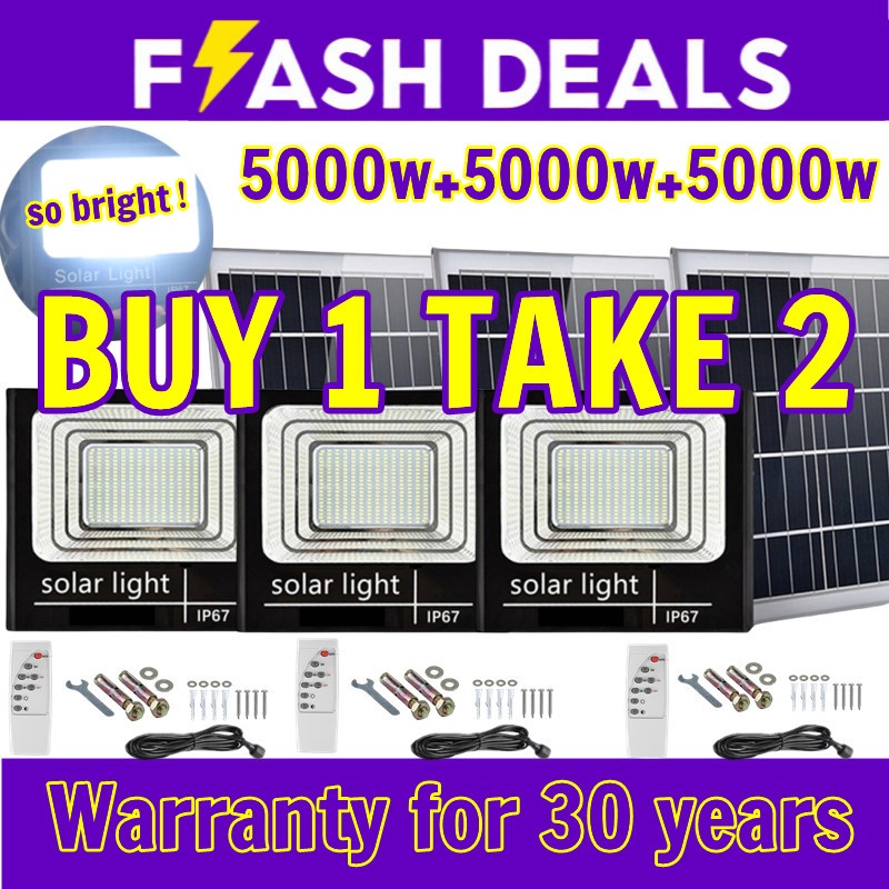 5000W Solar Flood Light Outdoor Waterproof Ip67 Flood Led Street Indoor ...