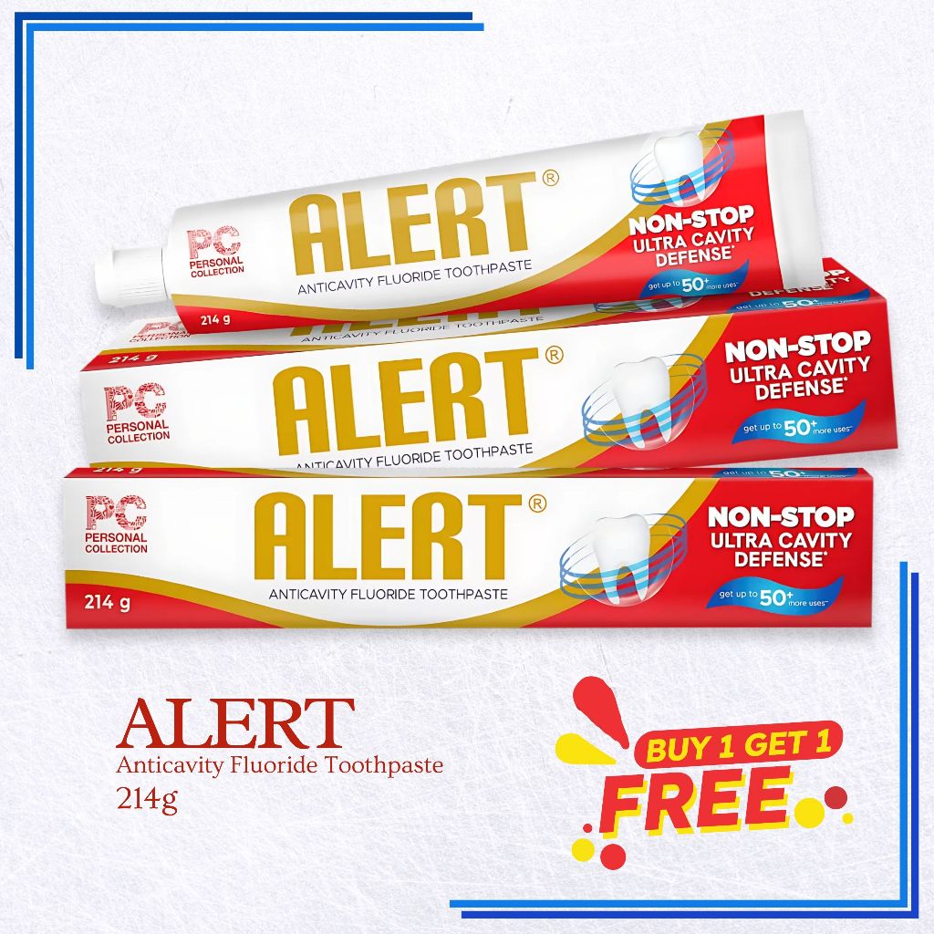 Alert Anticavity Fluoride Non-Stop Ultra Cavity Defense Toothpaste 214g ...