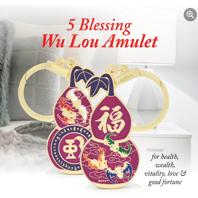 LUCKY CHARM 2025 LILLIAN TOO FENG SHUI CURE FIVE BLASSINGS WU LOU ...