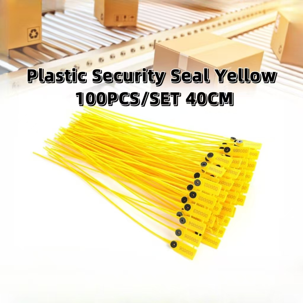 100Pcs 40cm Yellow Package Transportation Truck Plastic Security Seal ...