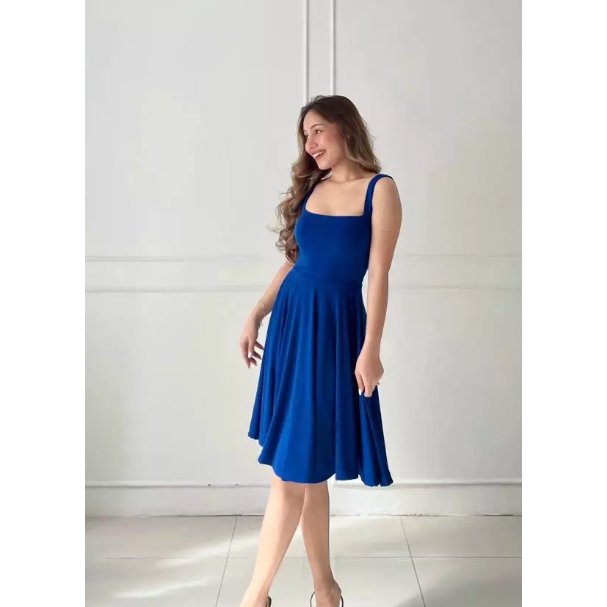 PASTEL COLORS DRESS SEMI FORMAL COCKTAIL DRESS ELEGANT DRESS FREESIZE SLEEVELESS EVENT DRESS