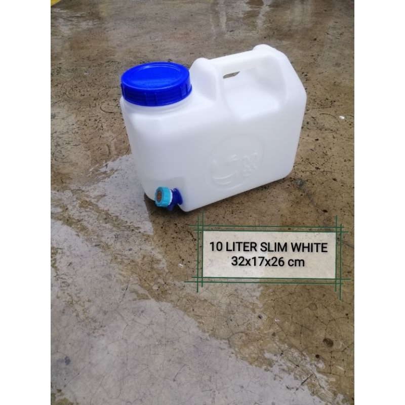 10 liter slim container 2.5 gallon mini water container with faucet ...