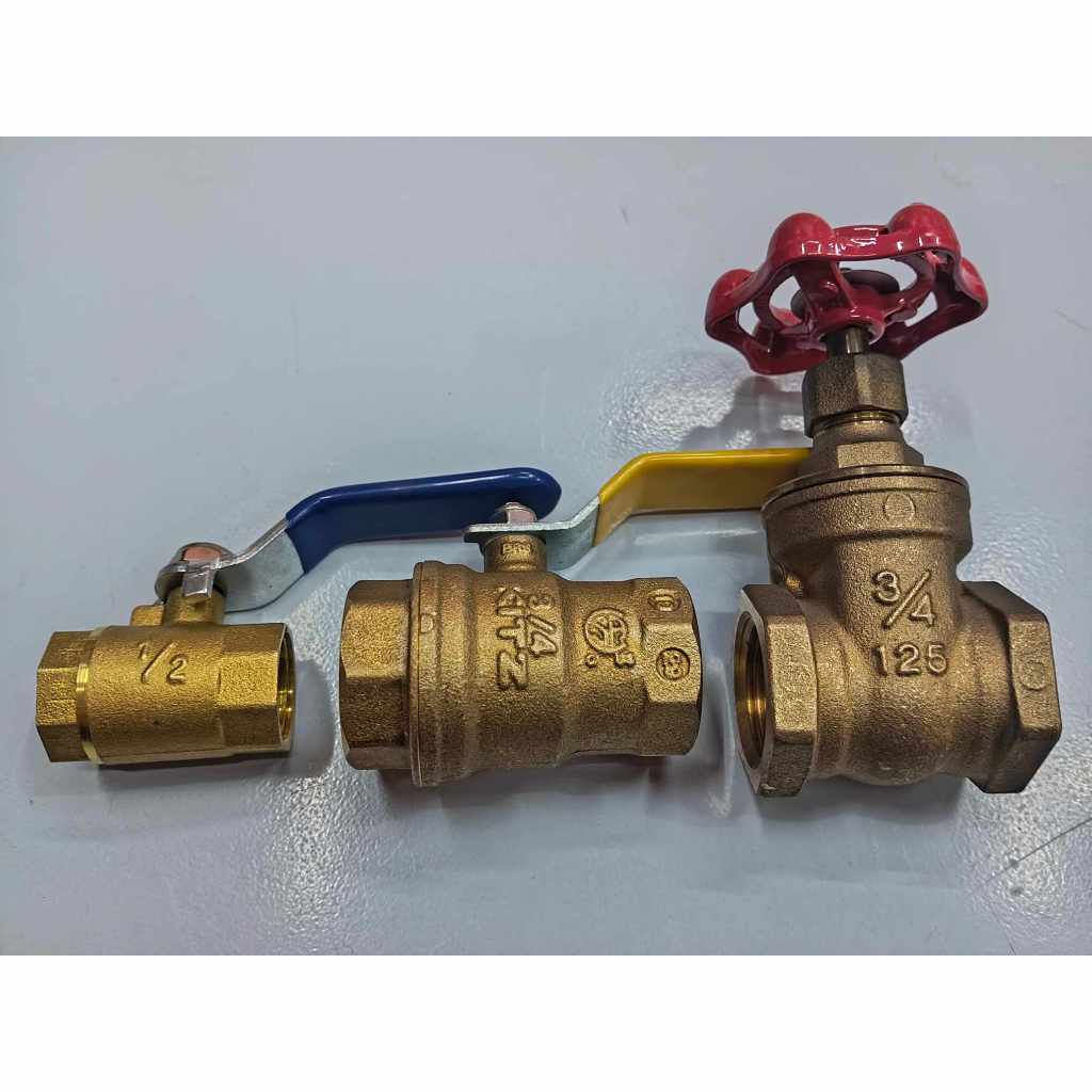 Brass Gate Valve and Ball Valve (1/2