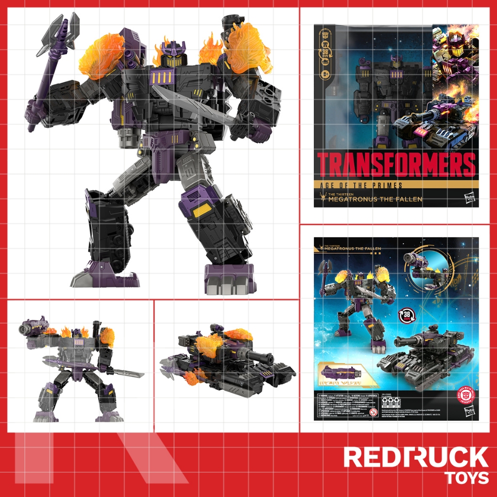 Transformers Age of The Primes Leader Class The Thirteen Megatronus The ...