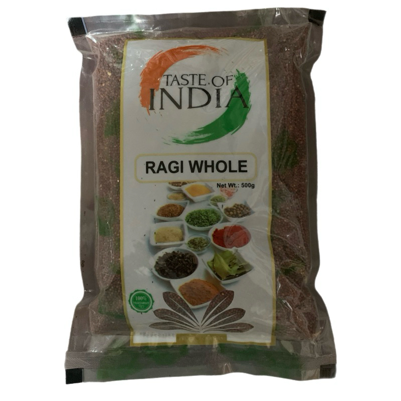 Taste of India Ragi Whole - Finger Millet - Whole Seeds - Ragi - 100% ...