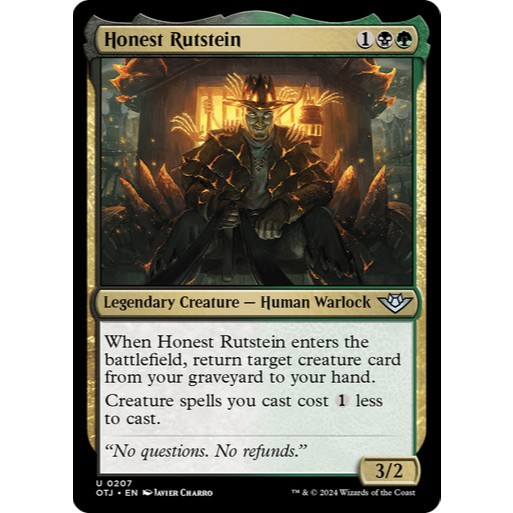 Honest Rutstein - OTJ - Uncommon MTG Cards (WOTC) | Shopee Singapore