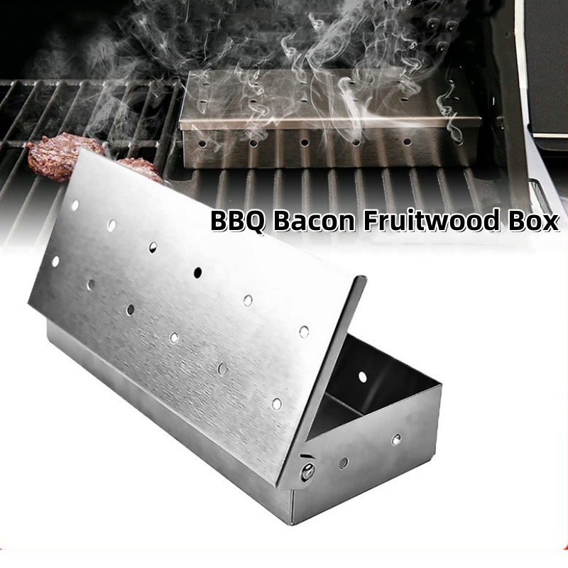 BBQ Smoker Box BBQ Tools BBQ Smoke Generator Smoker Boxes | Shopee ...