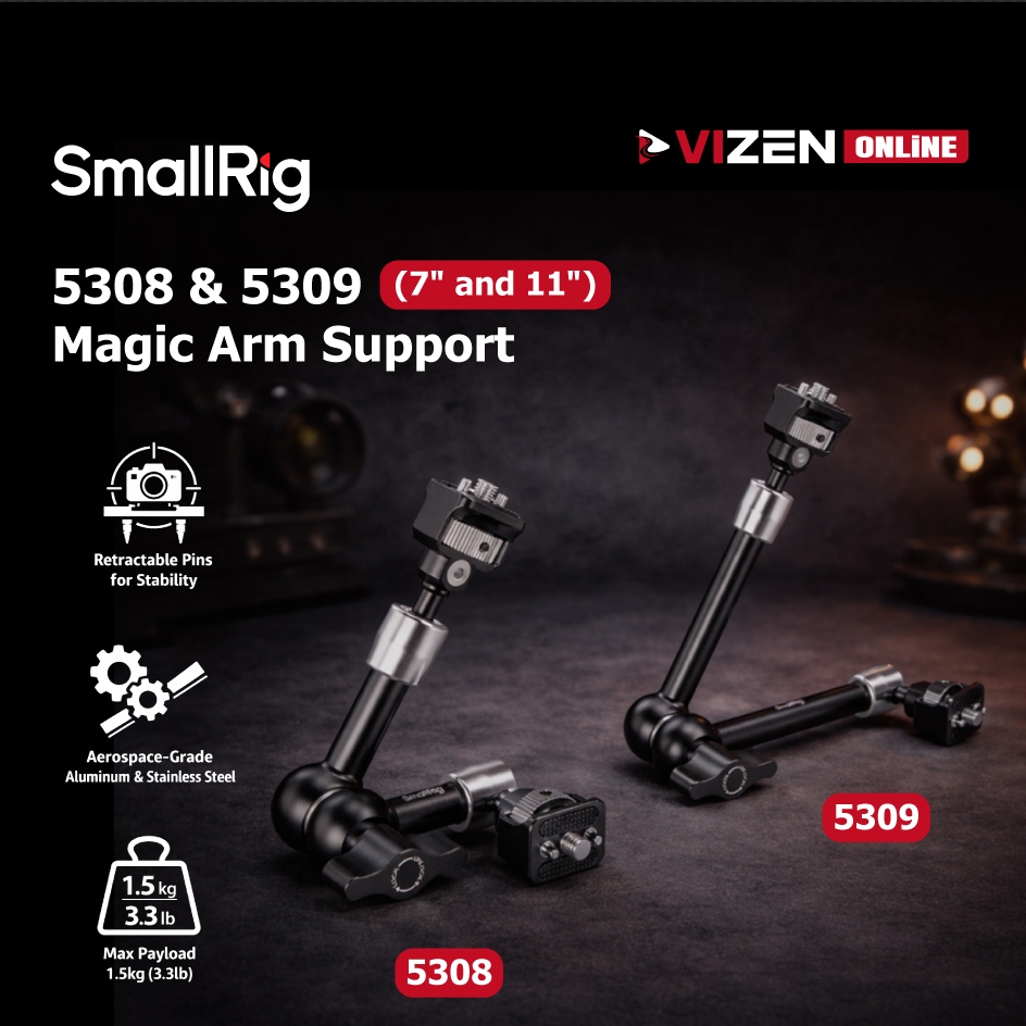 SMALLRIG 5308 & 5309 Magic Arm Support(7
