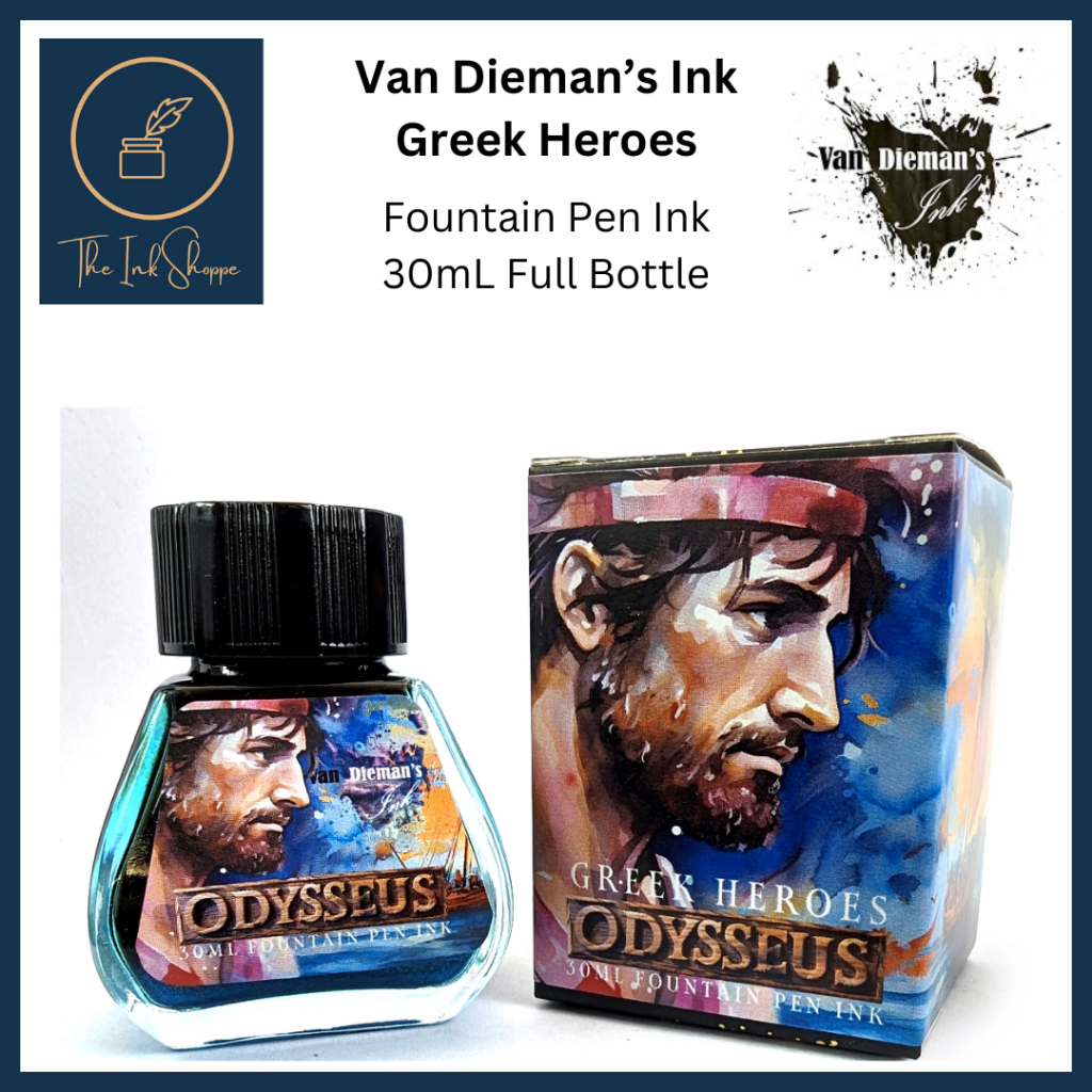 Van Dieman's Greek Heroes Fountain Pen Ink Full Bottle (30mL) | Shopee ...