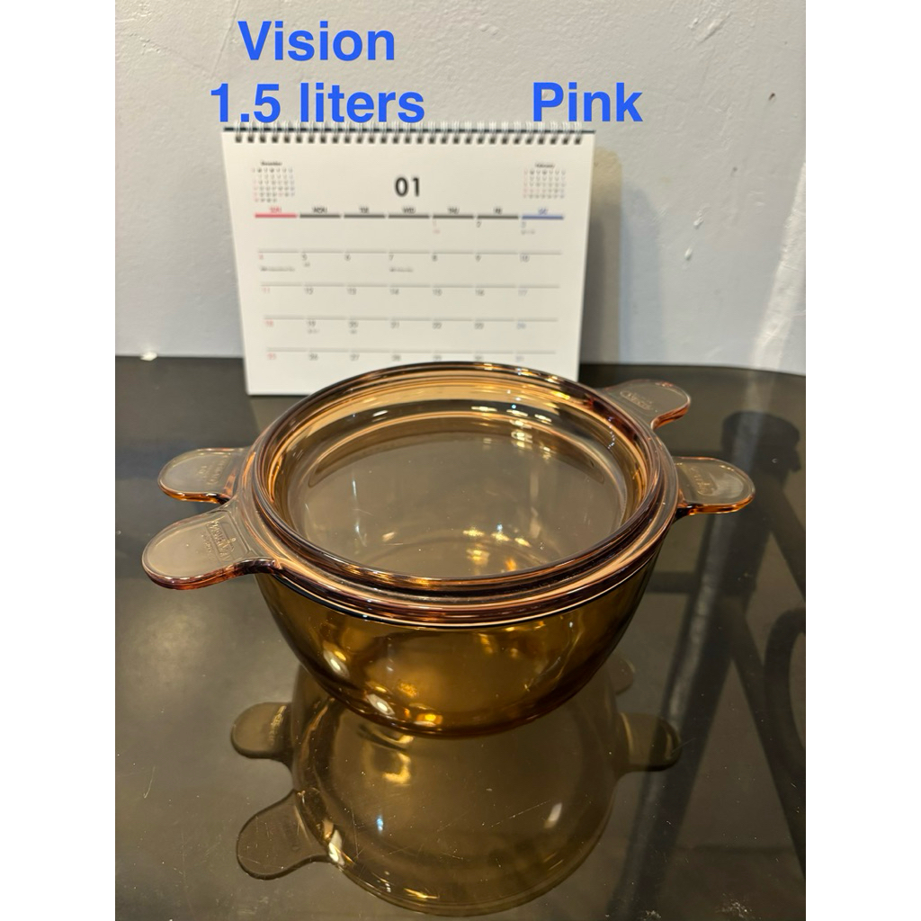 vision cookware 1.5 liters (pink) | Shopee Singapore