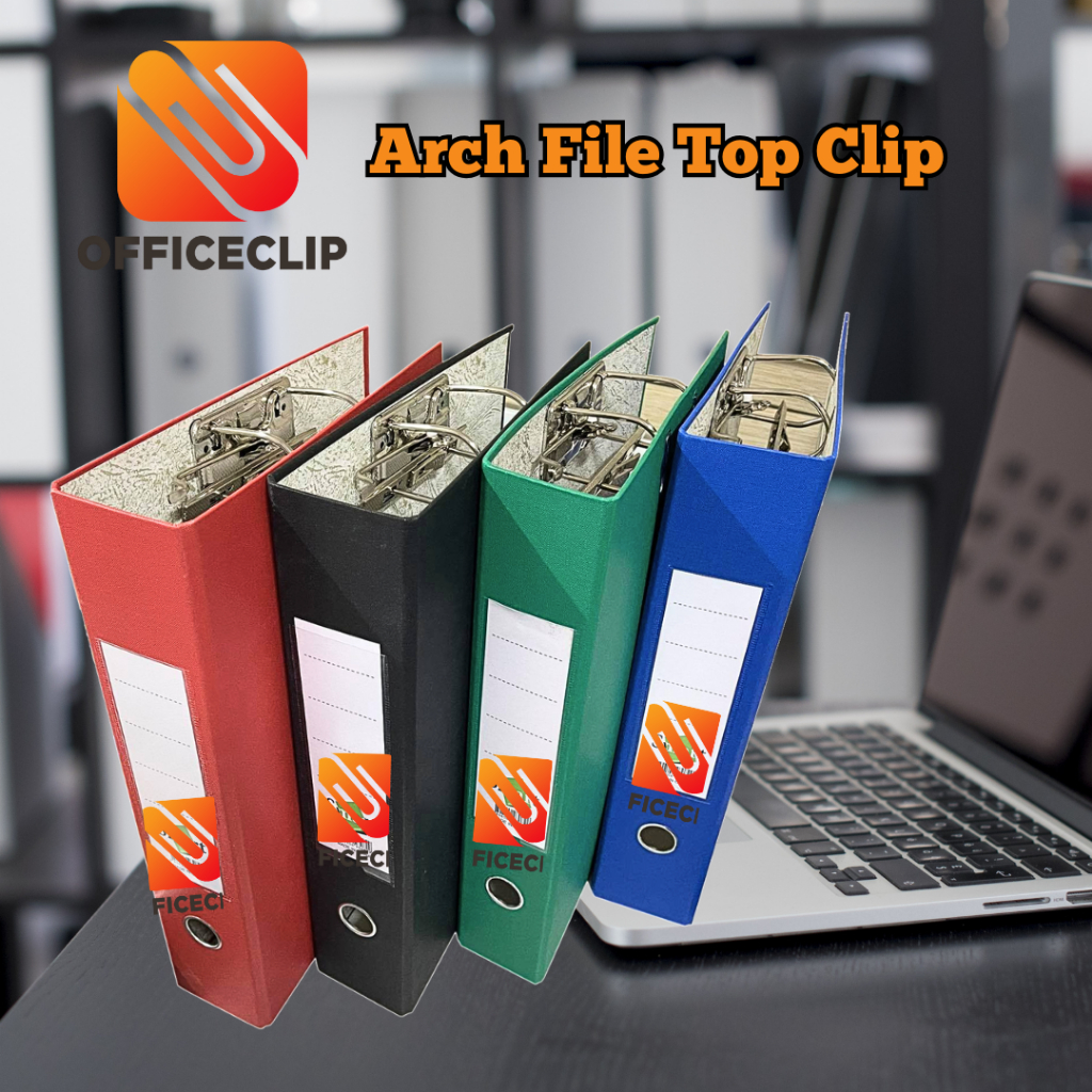 OfficeClip TOP-CLIP 3 inches Lever Arch File Folder A4/Short Hard Cover ...