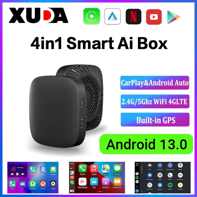 XUDA Carplay TV Box 2025 New Smart Ai Box Wireless Android Auto Carplay ...