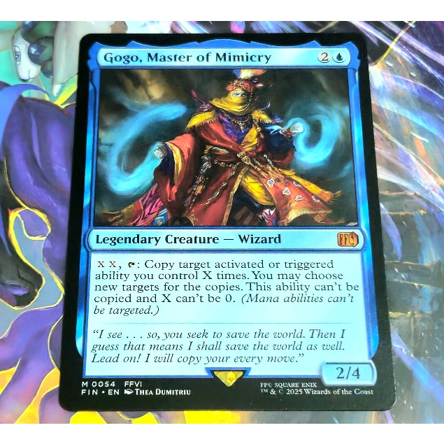 MTG Gogo, Master of Mimicry Magic the Gathering Final Fantasy Mythic |  Shopee Singapore