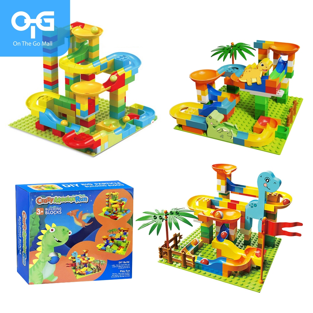 On The Go Mall Park Slide Toy Blocks Assembly Early Education For Kids ...