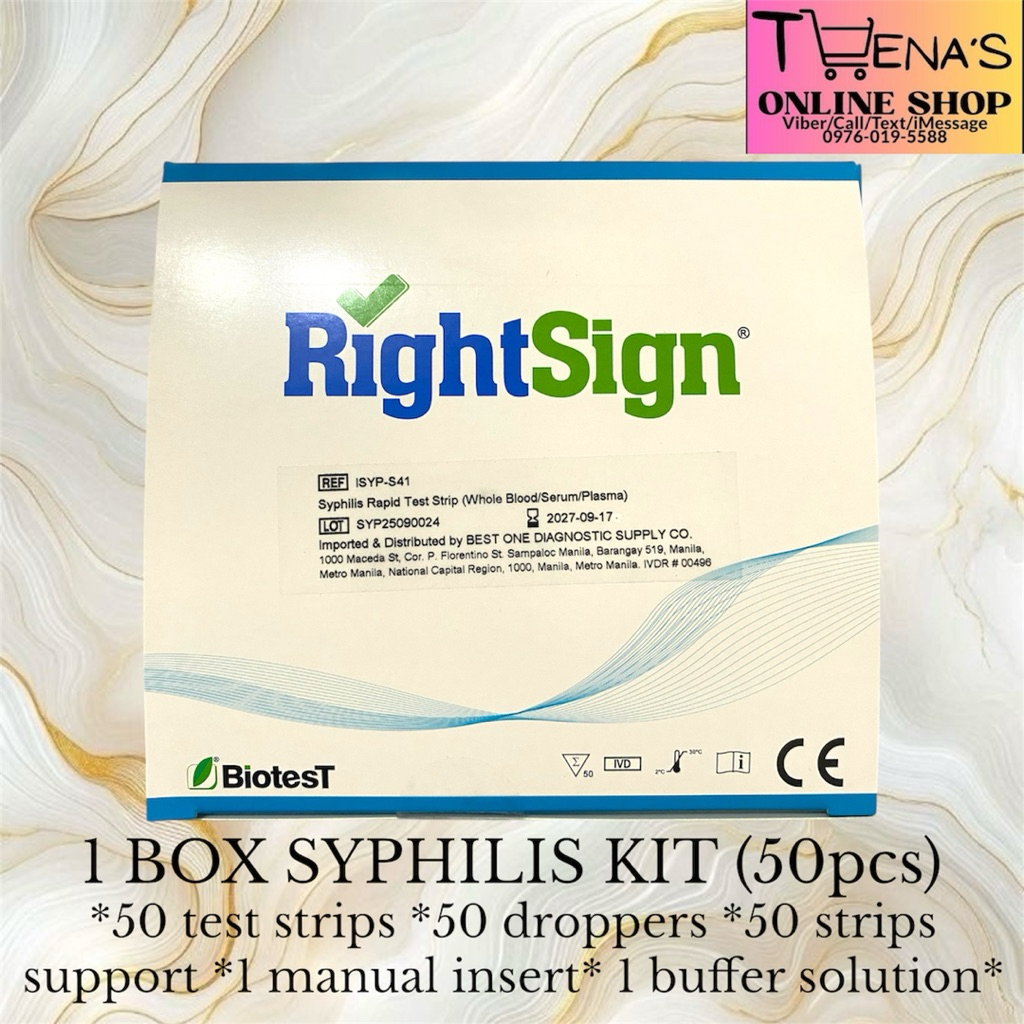 1Box Syphilis Test Kit (50pcs) | Shopee Singapore