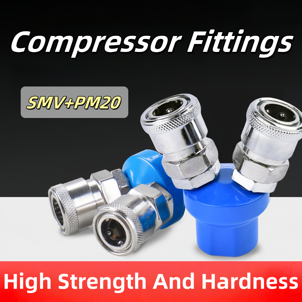 2 Way 3 Way Compressor Manifold/Air Compressor Hose Heavy Duty ...