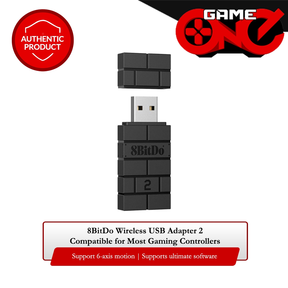 8BitDo Wireless USB Adapter 2 for PS5 / Xbox / Nintendo Switch and PC ...