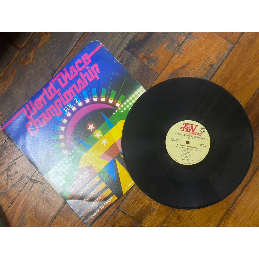 WORLD DISCO CHAMPIONSHIP VOL. 2 - Vintage Philippines Music Album Vinyl ...