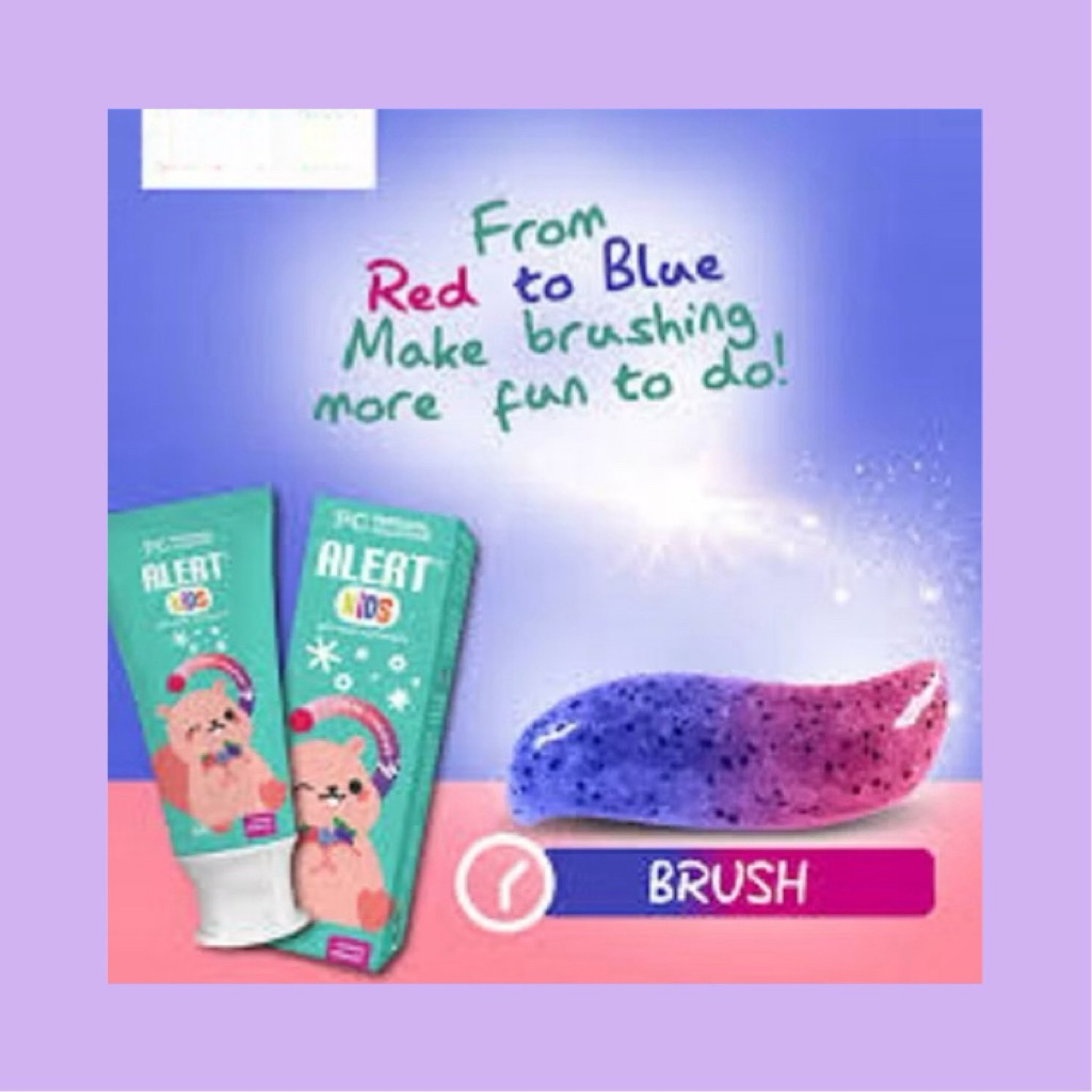 ALERT KIDS ANTICAVITY TOOTHPASTE COLOR-CHANGING kids toothpaste ...