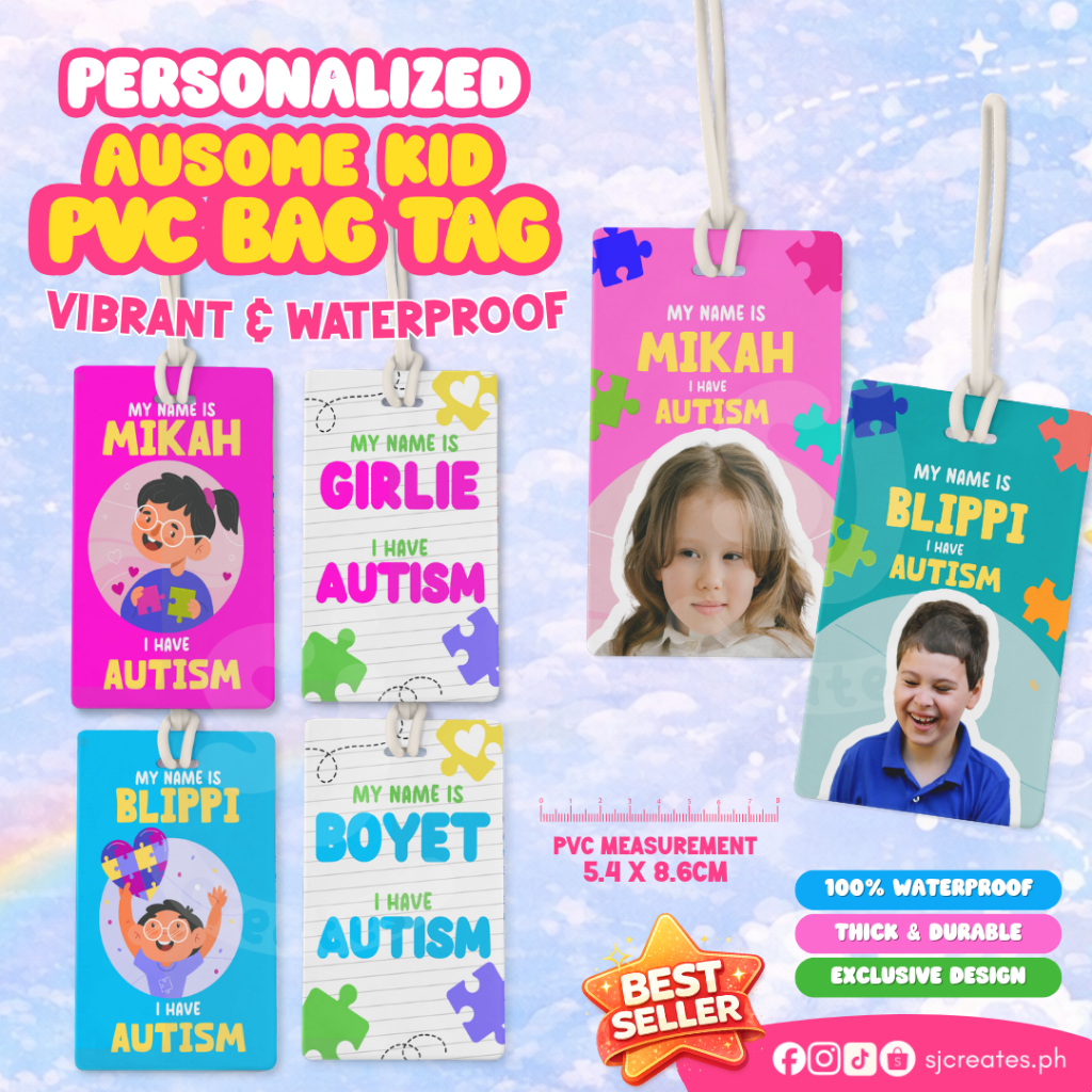 Personalized Autism | Down Syndrome | ADHD PVC Identification Card ...