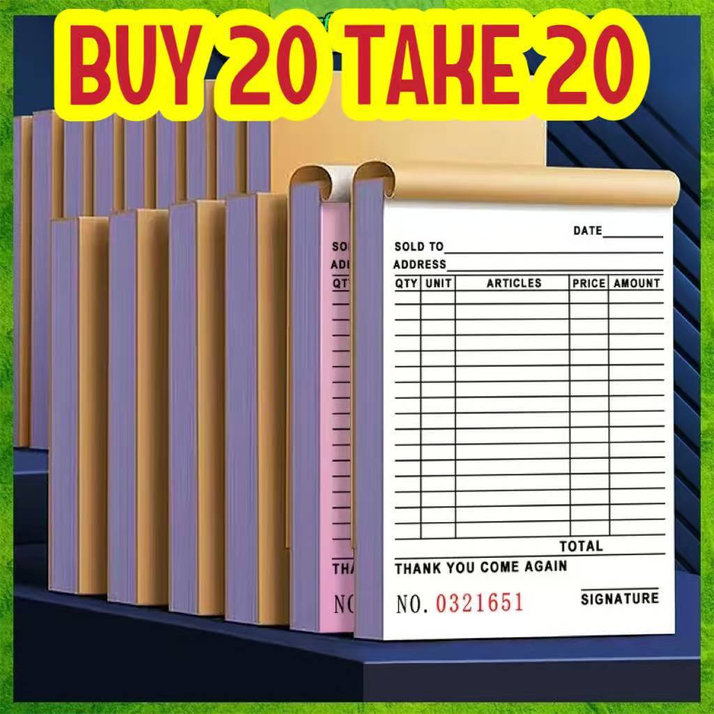40Books Duplicate Sold to receipt prices (50 pages 25*2 copy ...