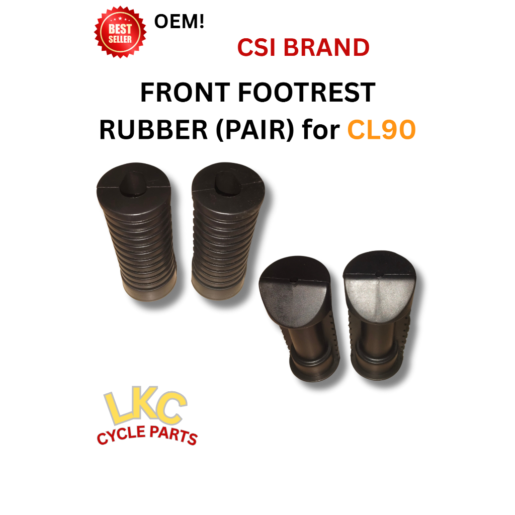 CSI FRONT FOOTREST RUBBER (PAIR) for CL90 | Shopee Singapore